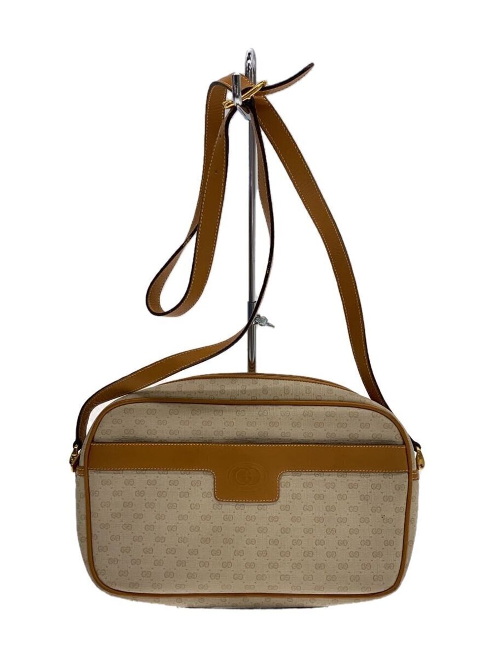 Gucci GG Monogram shoulder bag beige brown